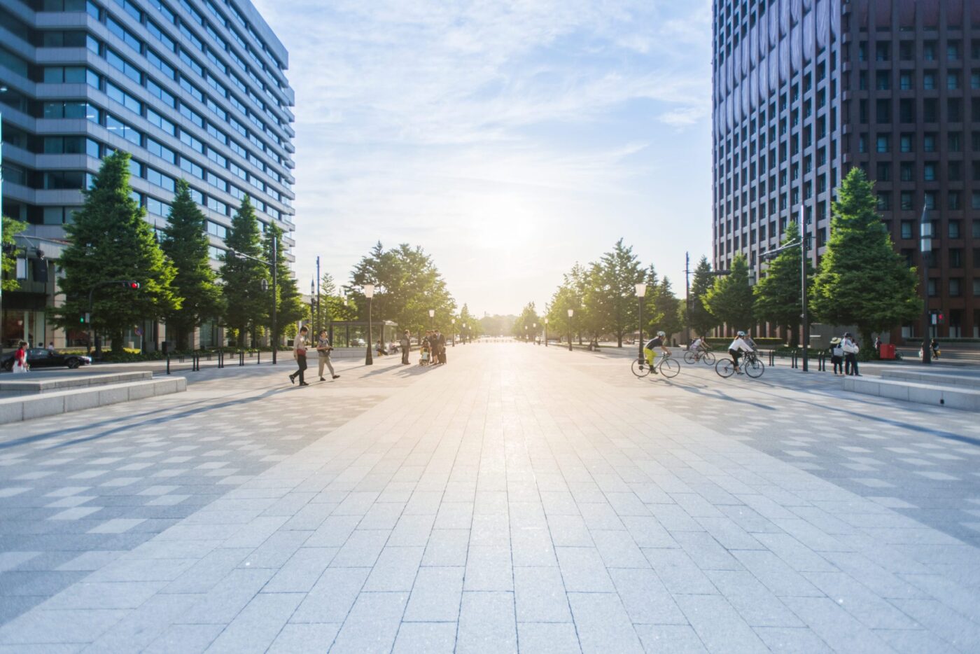 Symetrie Fussgaengerzone