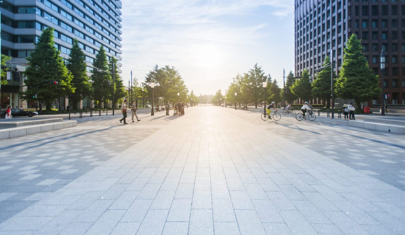 Symetrie Fussgaengerzone